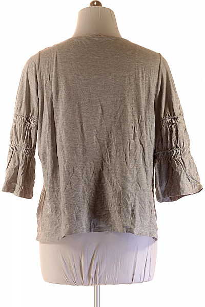 TU  Jednoduché Dámské Tričko Šedé Second hand Vel. 22 | TU  | obrázek 3