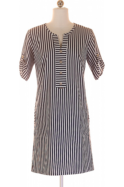 Košilové  Šaty Barevné Vel. 36 | Unimoda | obrázek 2