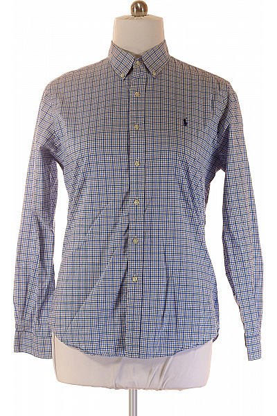 Pánská Košile Modrá Ralph Lauren Second hand Vel. L | Ralph Lauren | obrázek 2