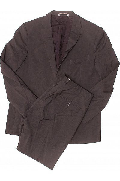 Pánský Společenský Oblek Vlněný Šedý Vel. 27 | LAWRENCE GREY | obrázek 2