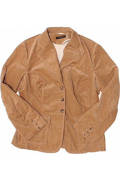 windsor. Hnědé manšestrové sako vypasované na běžné nošení podzimní Vel. 40 | windsor. | obrázek 2