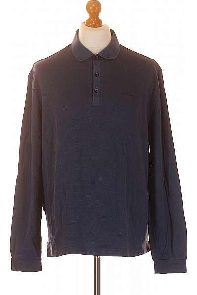 Pánské Tričko s Límečkem Modré PIERRE CARDIN Vel. XL | PIERRE CARDIN | obrázek 2