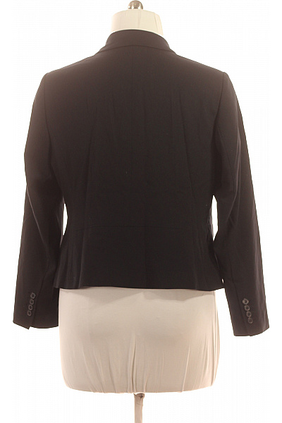 Marks & Spencer Dámské černé polyesterové elegantní vypasované sako business krátké Vel. 46 | Marks & Spencer | obrázek 2