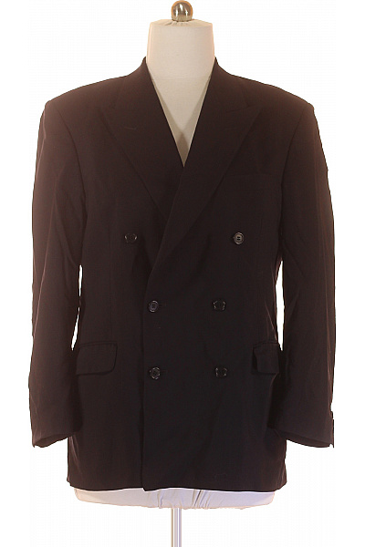 Marks & Spencer Pánské Sako Vlněné Černé Vel. M | Marks & Spencer | obrázek 2