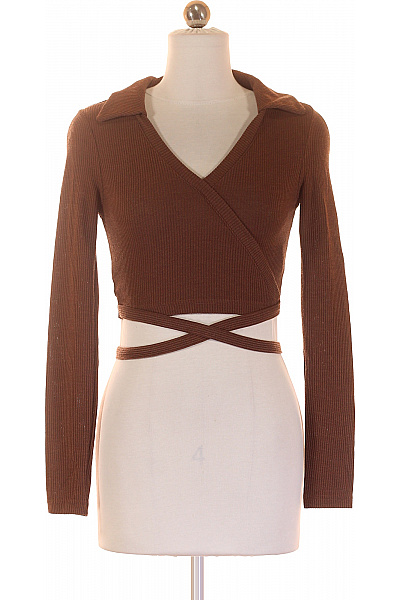 Dámské Tričko Hnědý Second hand Vel. XS | HM  | obrázek 2