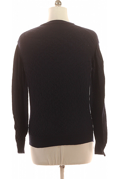 Dámský Svetr Vlněný Modrý Vel. M | MAX TONSO CASHMERE | obrázek 3