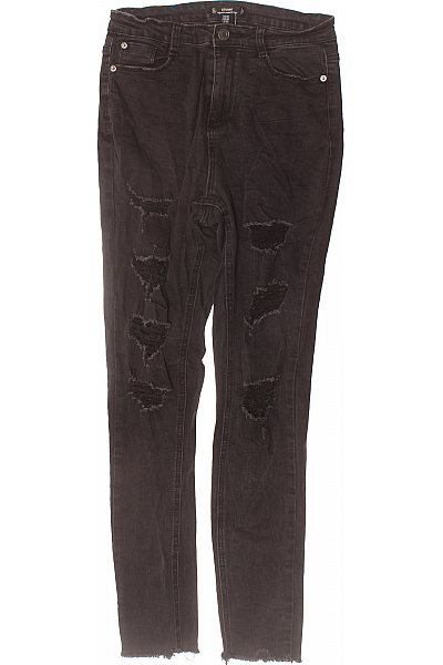 Roztrhané Dámské Džíny Černé Missguided Second Hand Vel. 38