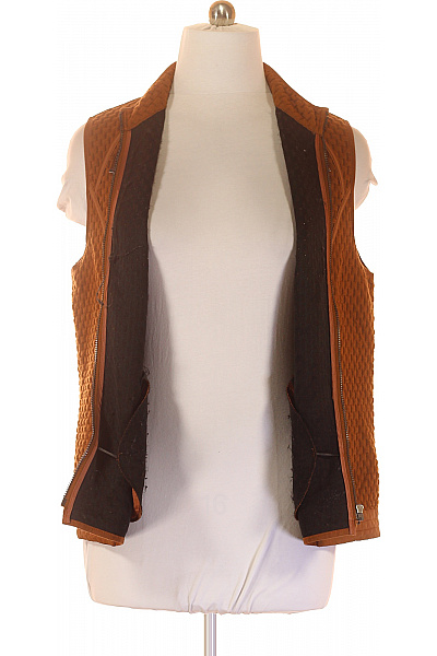 RABE Kratká Dámská Vesta Hnědá Second hand Vel. 48 | RABE | obrázek 3