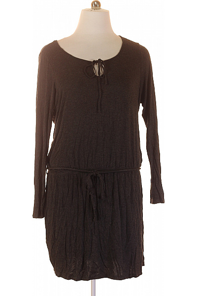 Tričkové  Šaty Šedé Tchibo Vel. 44/46 | Tchibo | obrázek 2