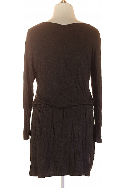 Tričkové  Šaty Šedé Tchibo Vel. 44/46 | Tchibo | obrázek 3