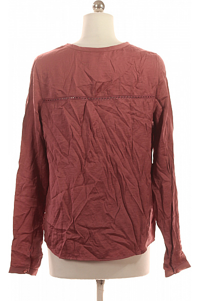 VILA Dámská halenka s dlouhým rukávem a výstřihem do V růžová Vel. S | VILA | obrázek 2