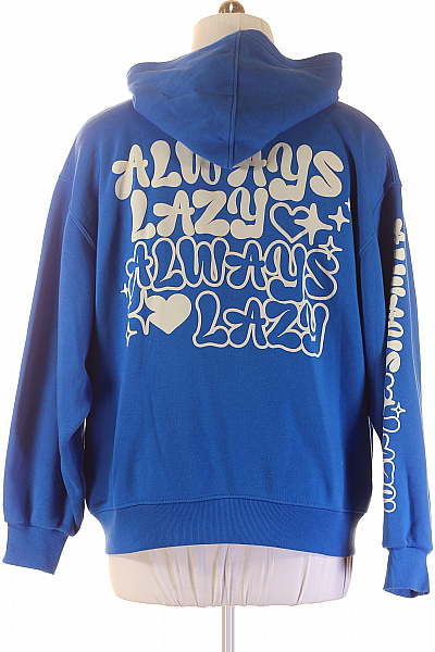 Bershka Dámská Mikina Rozepínací Modrá Vel. M | Bershka | obrázek 2