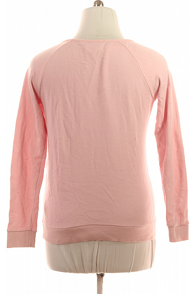 Esprit Dámská růžová mikina přes hlavu s dlouhým rukávem šněrování klokaní kapsa Velikost XL | Esprit | obrázek 3