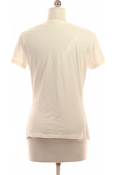 Jednoduché Dámské Tričko Bílé Vel. M | Unimoda | obrázek 3