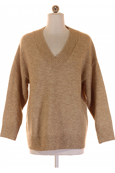 MANGO Dámský Pulovr Béžový Second Hand Vel. S