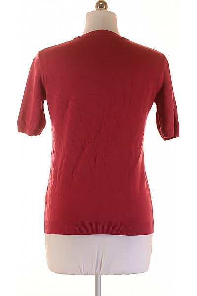 Peter Hahn Dámská červená pletená halenka s krátkým rukávem Velikost DE 38 | Peter Hahn | obrázek 2