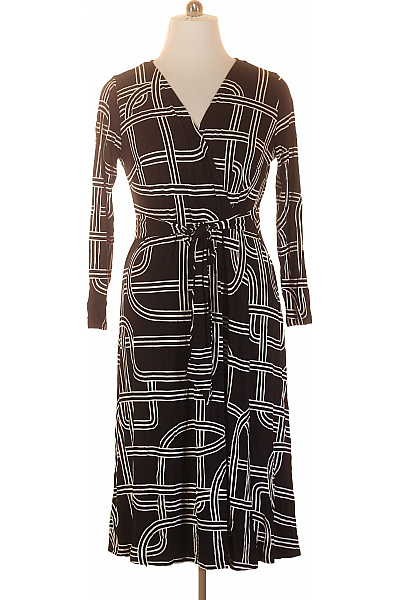 Páskové  Šaty Černobílé Vel. 44/46 | BODY FLIRT | obrázek 2