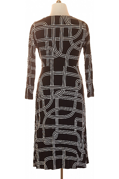 Páskové  Šaty Černobílé Vel. 44/46 | BODY FLIRT | obrázek 3