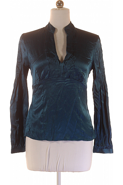 Halenka Hedvábná Modrá MANGO Vel. XL | MANGO | obrázek 2