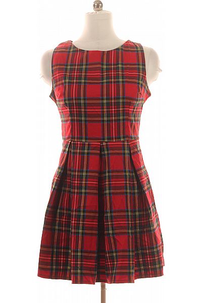 Košilové  Šaty Červené Vel. M | Unimoda | obrázek 2