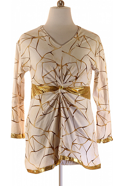 Vzorovaná  Halenka Bílá | Unimoda | obrázek 2