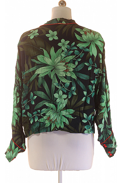 ZARA Letní Dámská Košile Zelená Vel. M | ZARA | obrázek 2