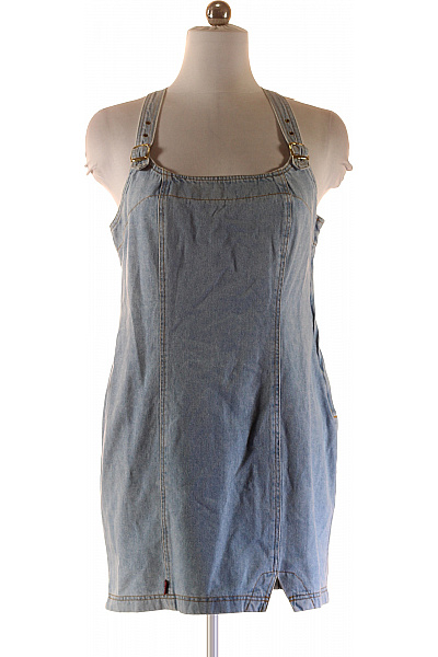 Džínové  Šaty Modré Vel. 40 | Unimoda | obrázek 2