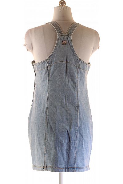 Džínové  Šaty Modré Vel. 40 | Unimoda | obrázek 3