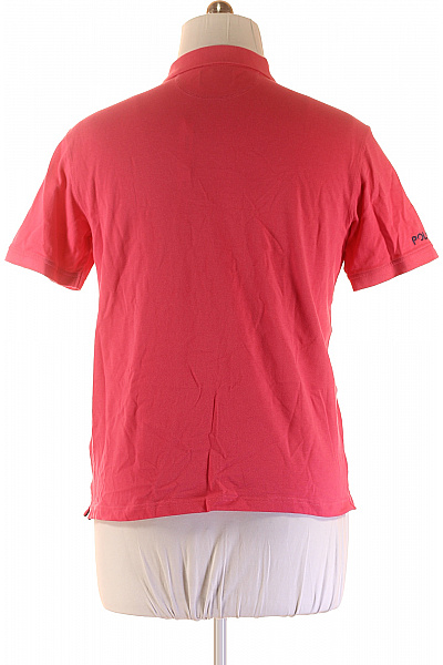 La Martina Pánské Tričko Růžové Second hand Vel. XL | La Martina | obrázek 3