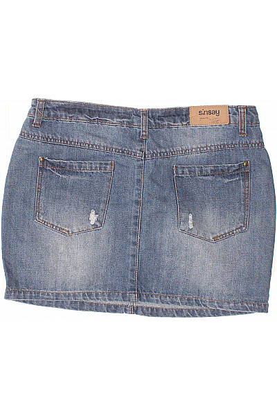 Džínová  Sukně Modrá Sinsay Vel. L | sinsay | obrázek 3