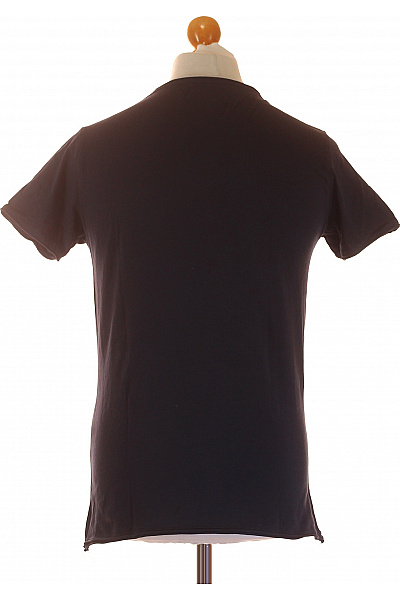 Jednoduché Pánské Tričko s Krátkým Rukávem Bavlněné Modré  | LAWRENCE GREY | obrázek 3