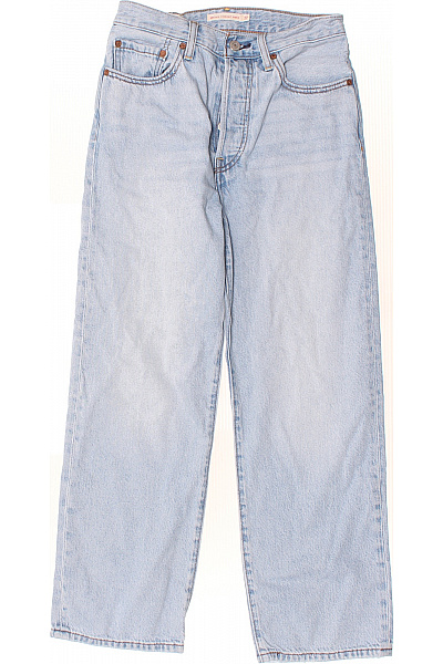 LEVIS Boyfriend Dámské Džíny Modré Second Hand Vel. 27