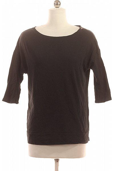 Jednoduché Dámské Tričko Černé Esprit Vel. XS