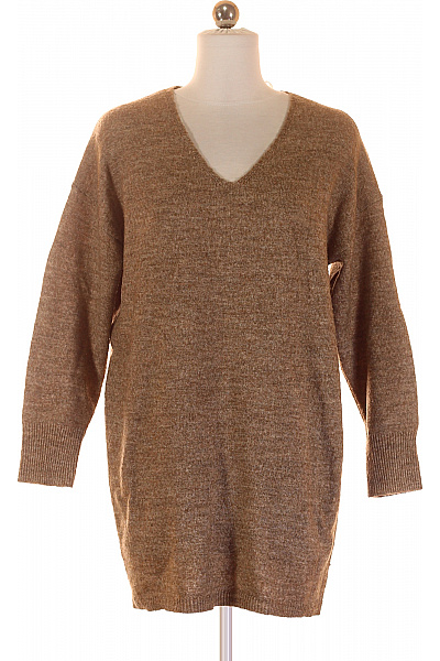 Dámský Svetr Hnědý PIECES Vel. S