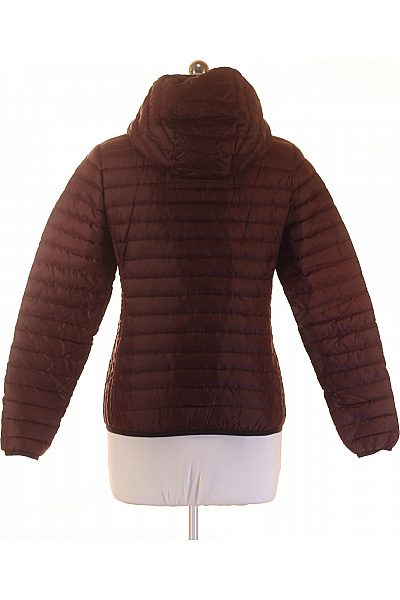 SUPERDRY Dámská prošívaná bunda s kapucí tmavě vínová krátká lehká Vel. M | SUPERDRY | obrázek 2