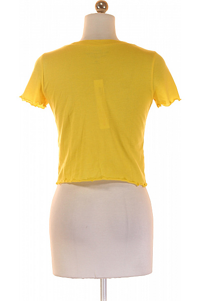 Dámské Tričko Žluté Hollister Second hand Vel. XS | Hollister | obrázek 3