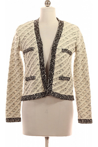 Dámský Svetr Černobílý Miss Selfrdige Second hand Vel.  36 | Miss Selfrdige | obrázek 2