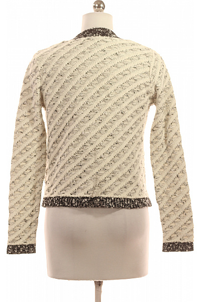 Dámský Svetr Černobílý Miss Selfrdige Second hand Vel.  36 | Miss Selfrdige | obrázek 3