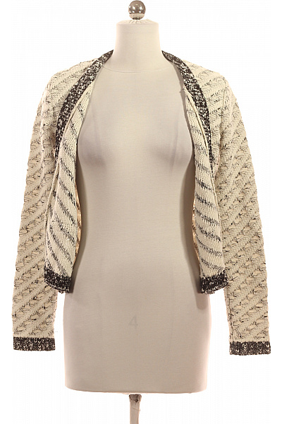 Dámský Svetr Černobílý Miss Selfrdige Second hand Vel.  36 | Miss Selfrdige | obrázek 4