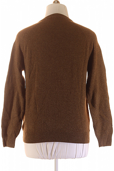 Pánský Svetr Vlněný Hnědý Vel. L | LAWRENCE GREY | obrázek 3