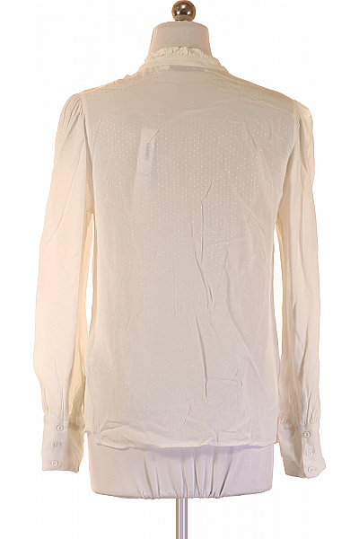 Steps Dámská elegantní lesklá košile s dlouhým rukávem a volánky Velikost 36 | Steps | obrázek 3