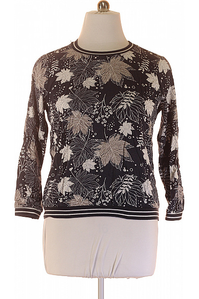 Dámské Tričko S Potiskem Modré Vel. L