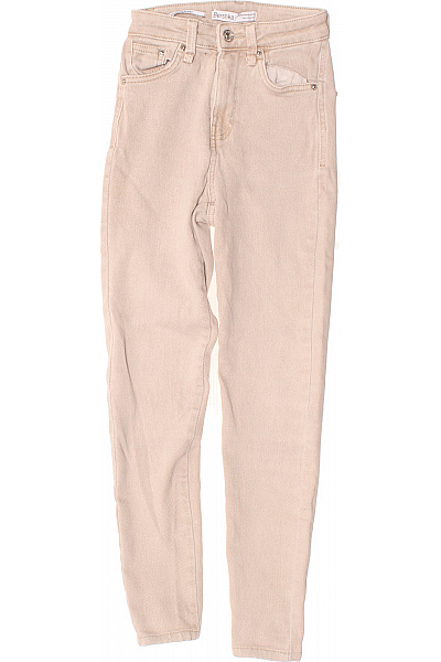 Boyfriend Dámské Džíny Béžové Bershka Vel. 34