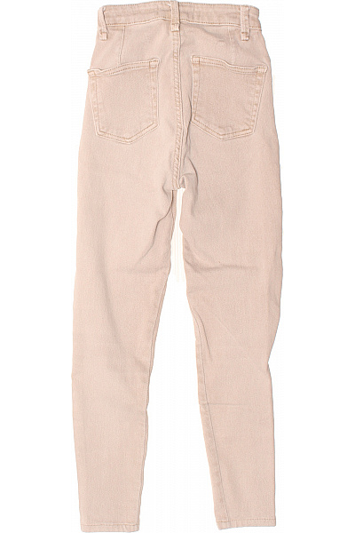 Boyfriend Dámské Džíny Béžové Bershka Vel. 34 | Bershka | obrázek 2