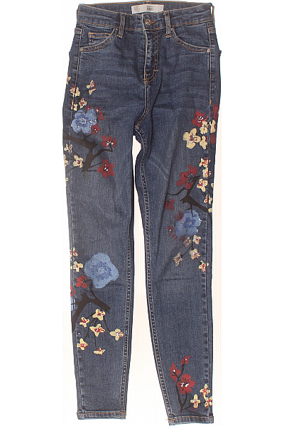 Dámské Džíny Modré Topshop Vel. 25/30