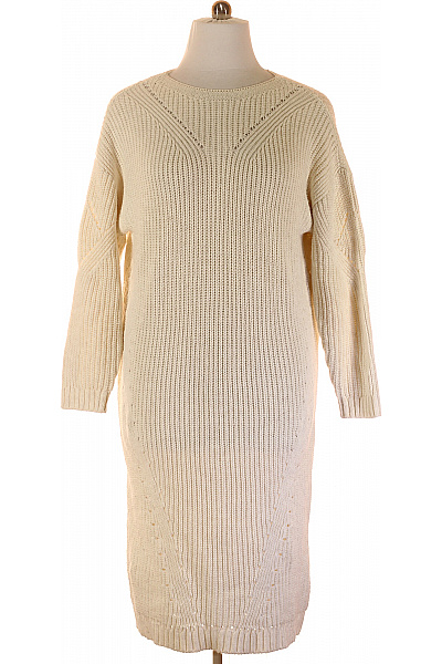 MANGO Šaty Bílé Vel. M