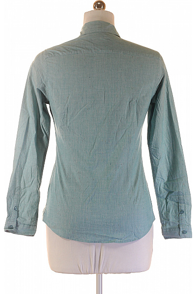 CREW Dámská světle modrá košile s dlouhým rukávem a výšivkou Velikost 10 | CREW | obrázek 3