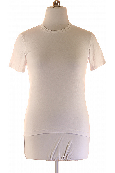 Jednoduché Dámské Tričko Bílé Vel. L | LAWRENCE GREY | obrázek 2