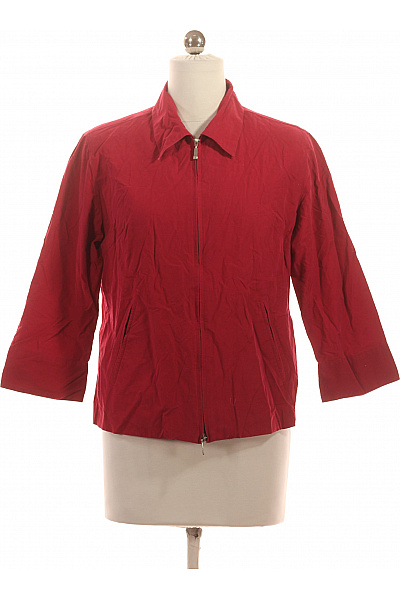 Street One Červené dámské sako na zip ležérní s 3/4 rukávem na běžné nošení Velikost 36 | Street One | obrázek 2