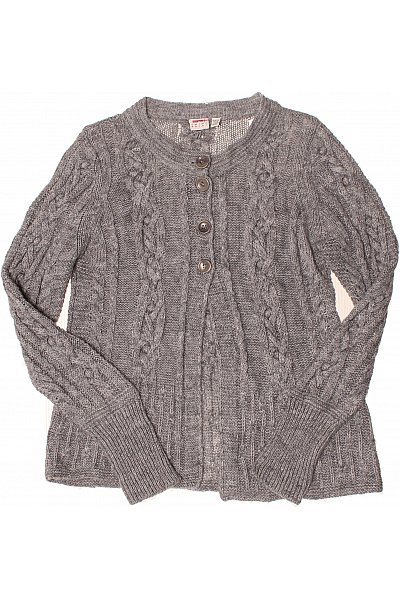 Esprit Dámský šedý pletený kardigan s copánkovým vzorem na knoflíky Velikost m | Esprit | obrázek 2